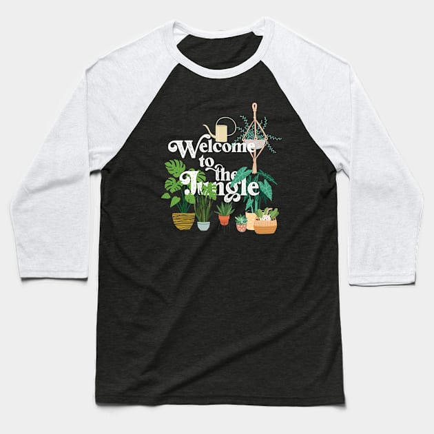 Welcome to the Jungle Baseball T-Shirt by Perpetual Brunch